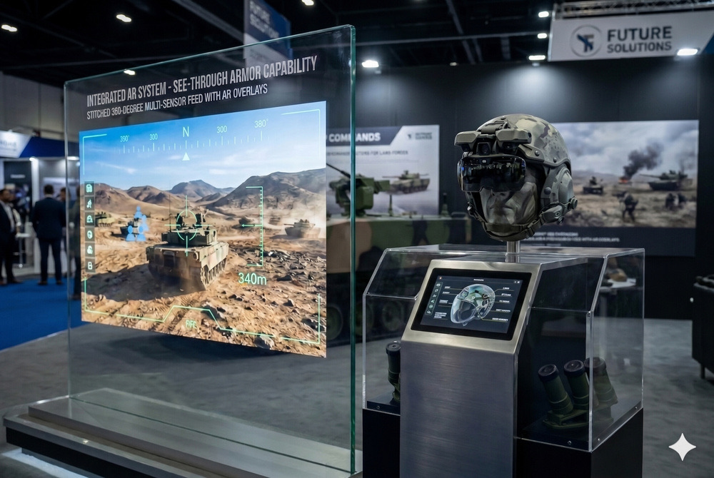 AR head-mounted display try-on station